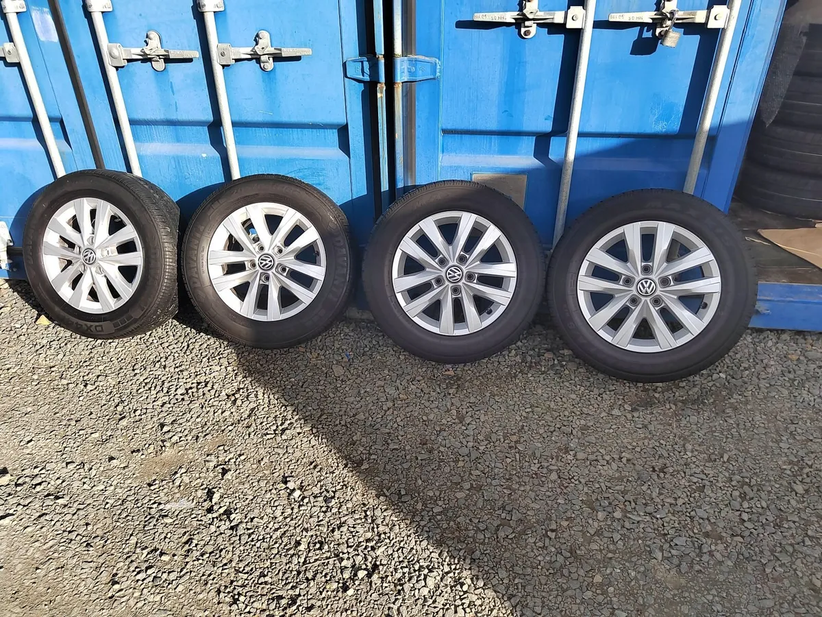 Vw transporter t5 t6 alloy wheels 16" - Image 1