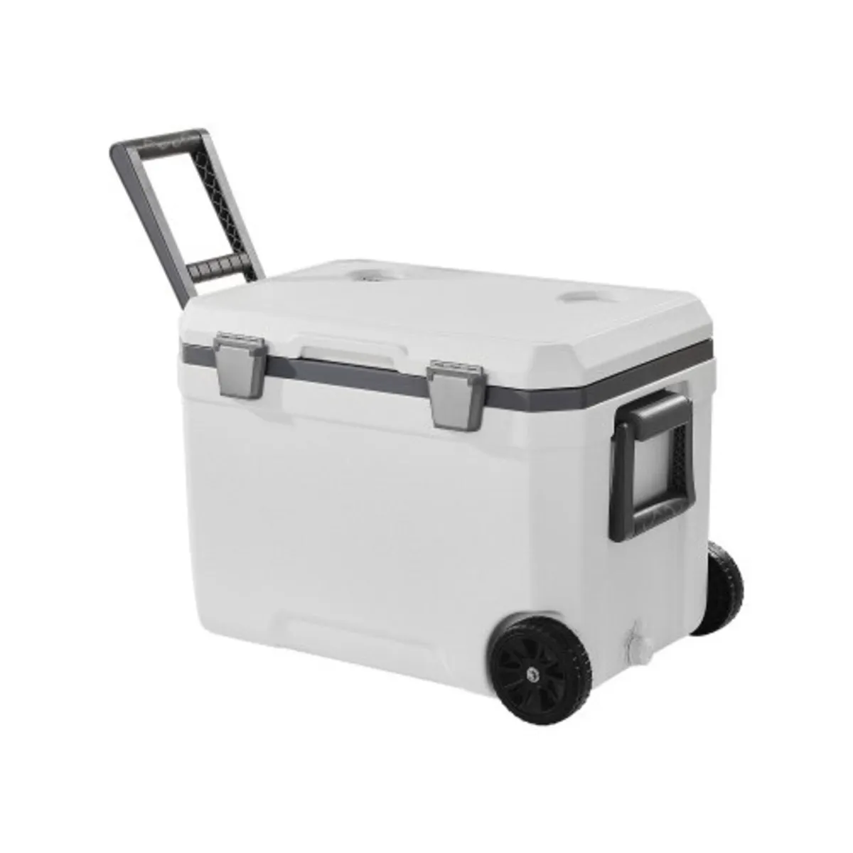 Portable Cooler, 45 QT Wheeled Cooler with Ice Ret - Image 1