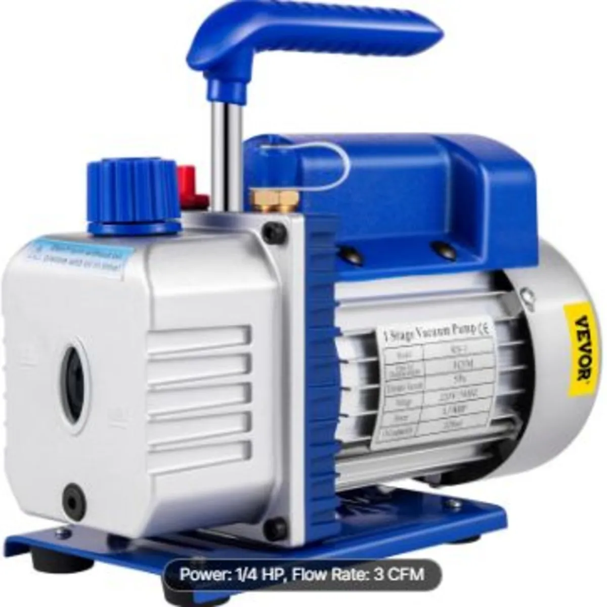 183 L/min(3CFM) 246W(1/3HP) Vacuum Pump - Image 1