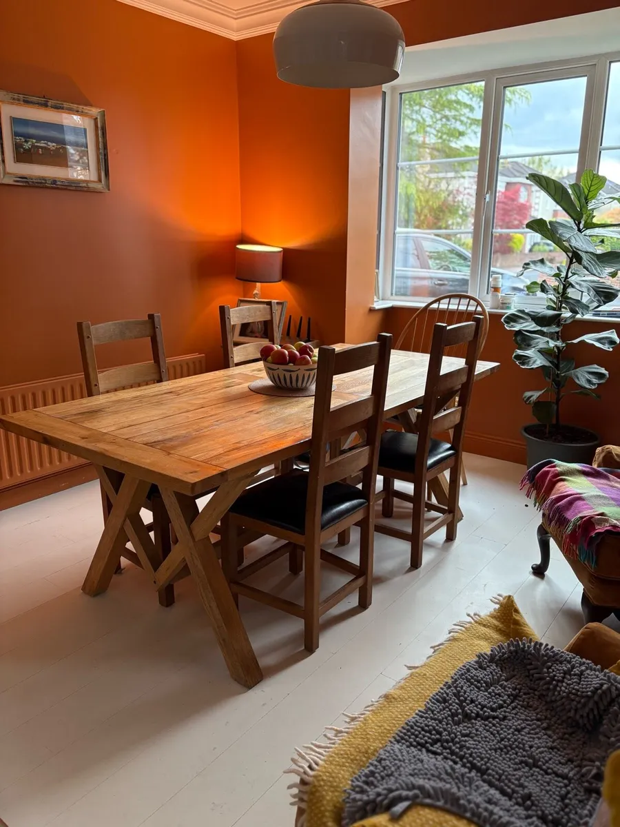 Solid Oak Kitchen table - Image 1