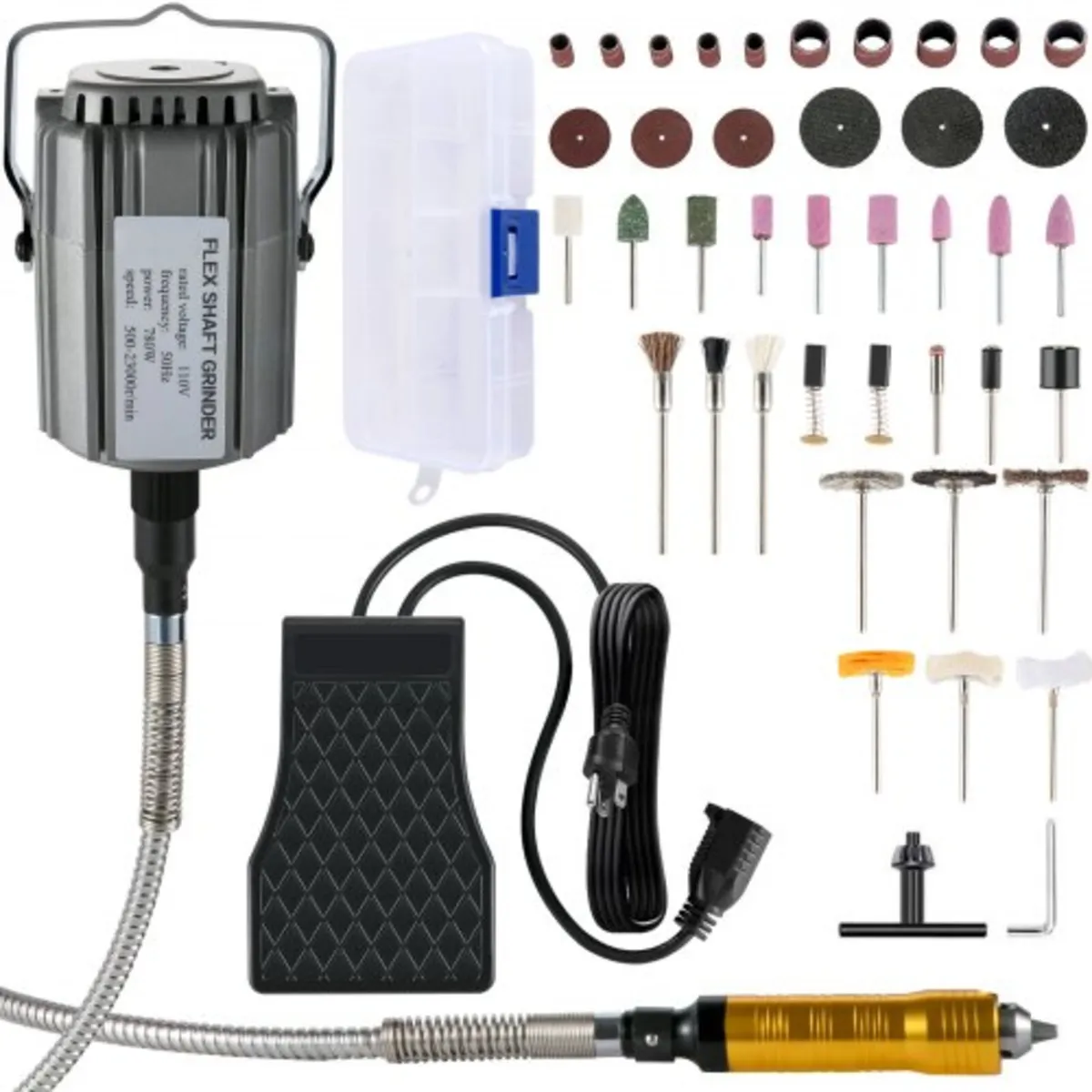 Flex Shaft Grinder 780W Rotary Tool 500-23000RPM R - Image 1