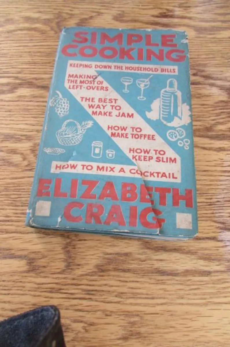 Vintage Cookery Book for Sale - Image 1