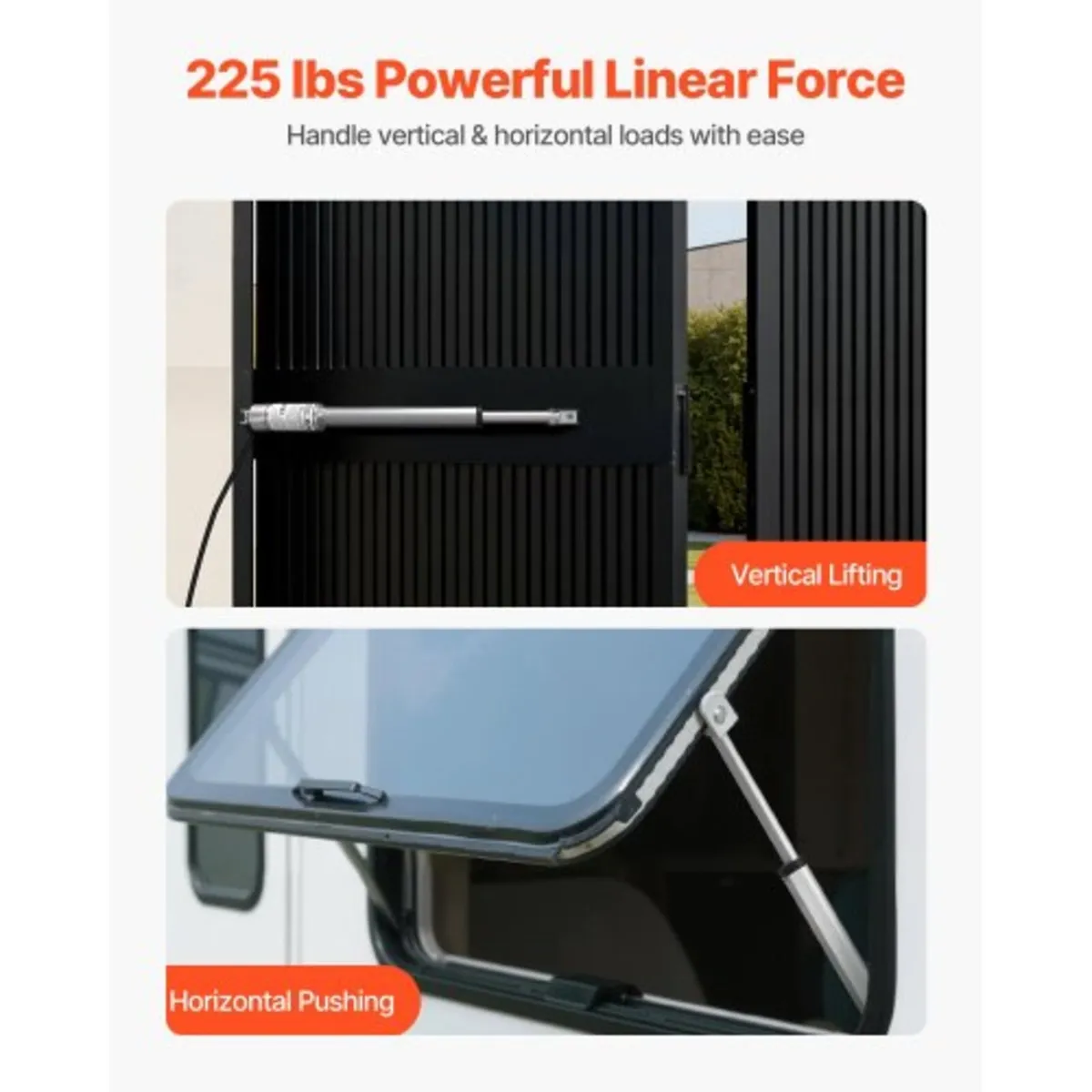 12V Linear Actuator, 203.2mm Stroke 15mm/s High-Sp - Image 2