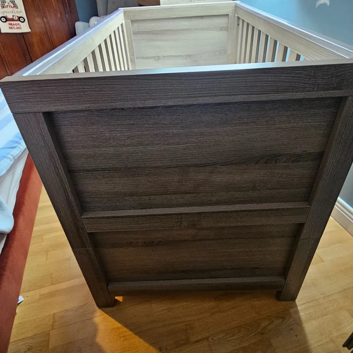 Tutti bambini cotbed, changing unit and mattress - Image 3