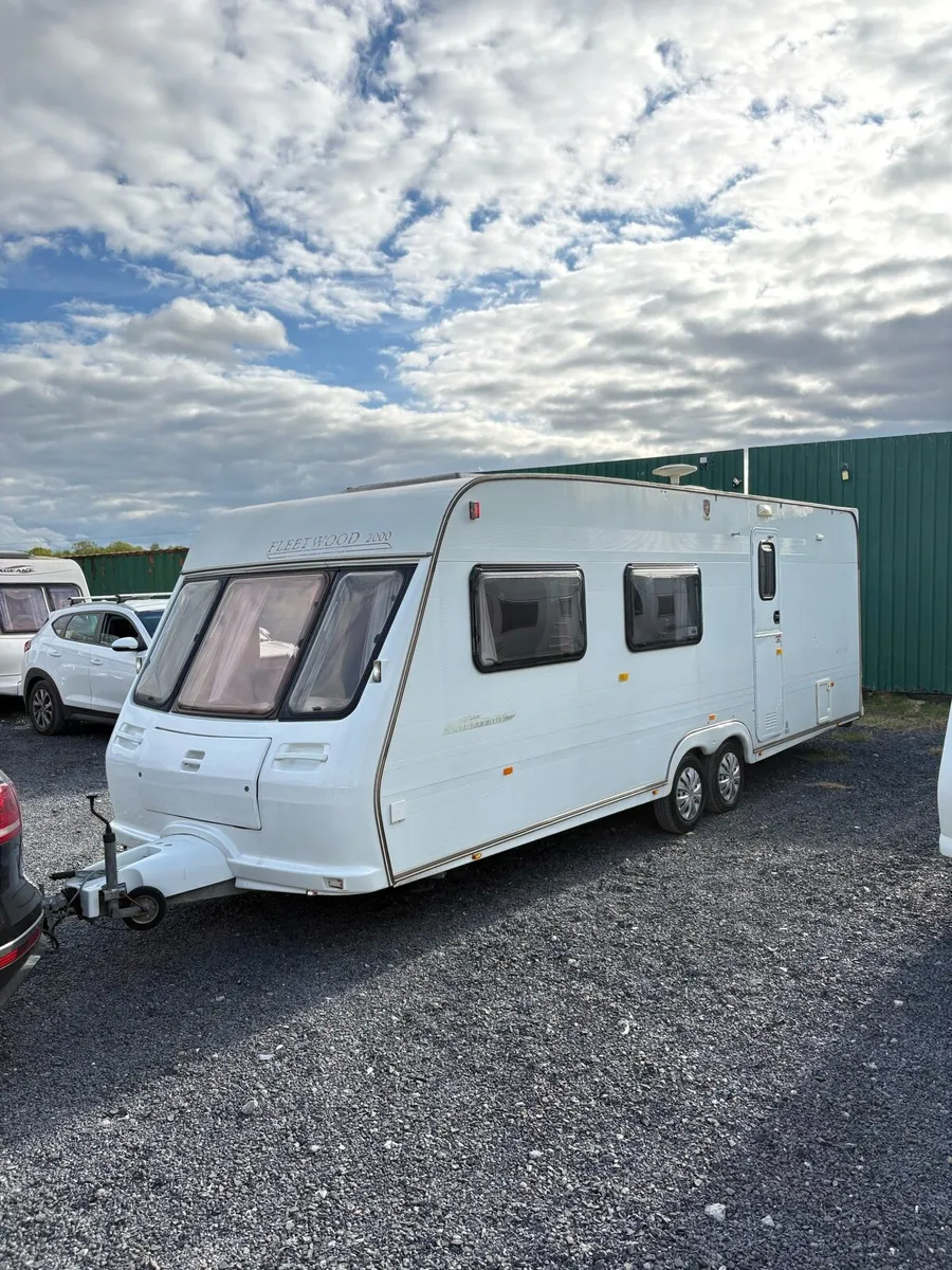 Fleetwood 4 berth rare layout Caravan for sale - Image 1