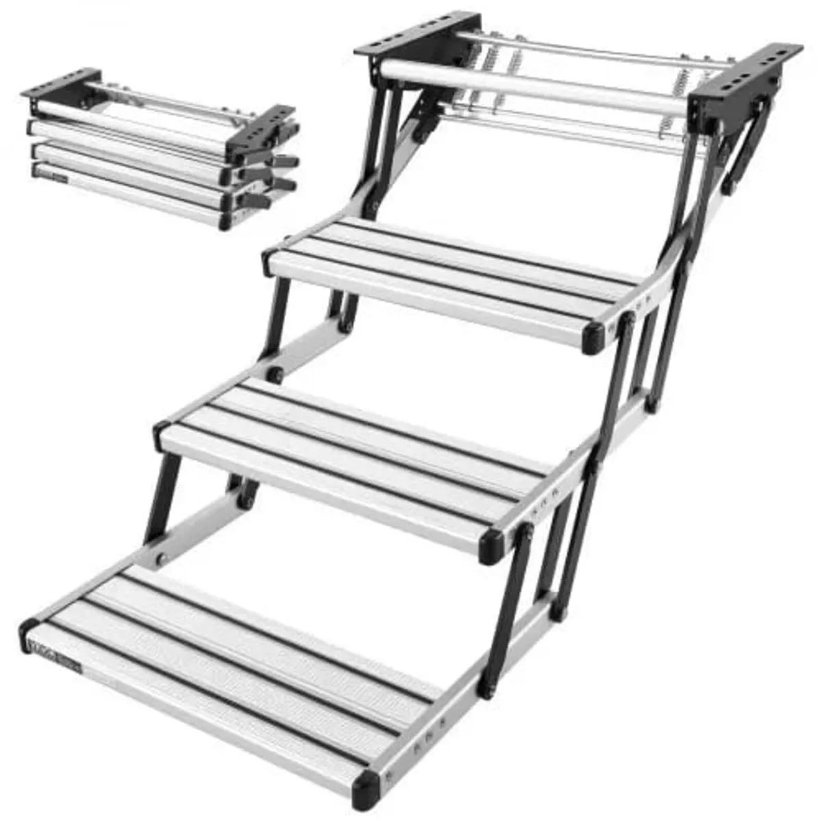 RV Steps, 3-Step, 200 kg Load Capacity, Manual Ret - Image 1