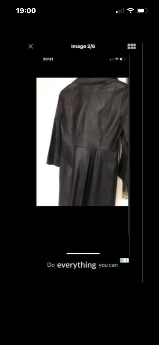Ladies Leather Coat - Image 2