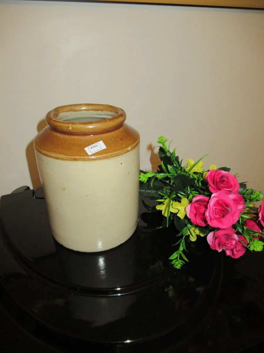 antique flagon jar kitchen vintage cottage ornamen - Image 4