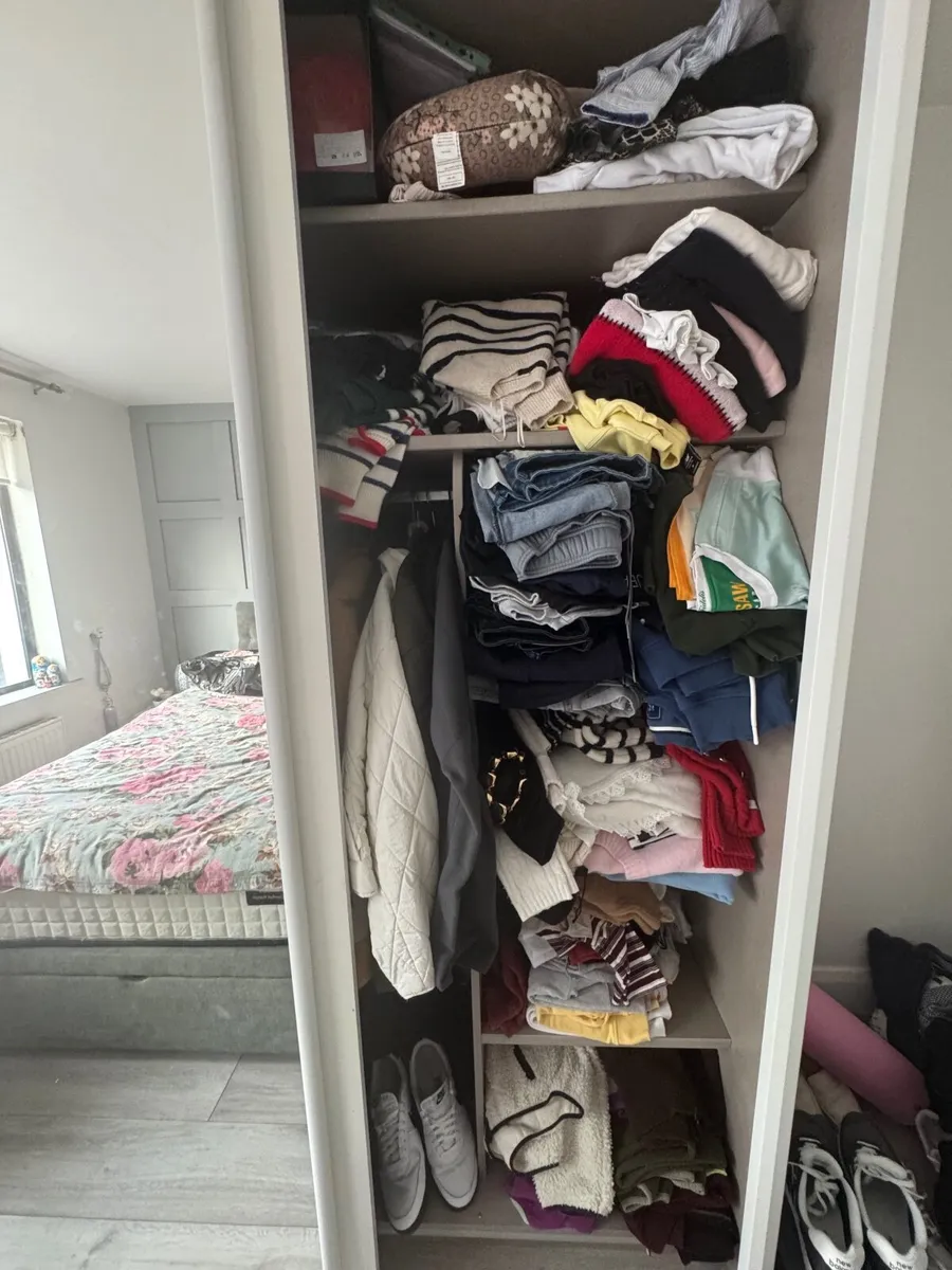 Slide robe white mirrored wardrobe - Image 2