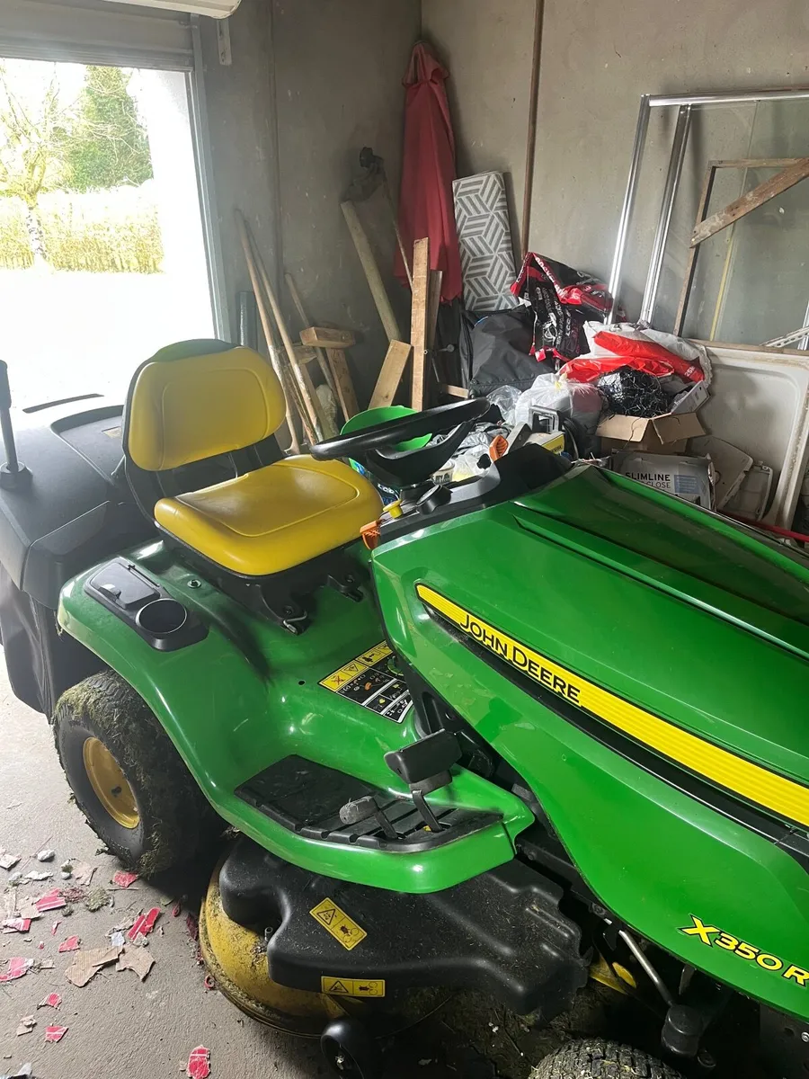 John Deere X350R ride on mower - Image 2