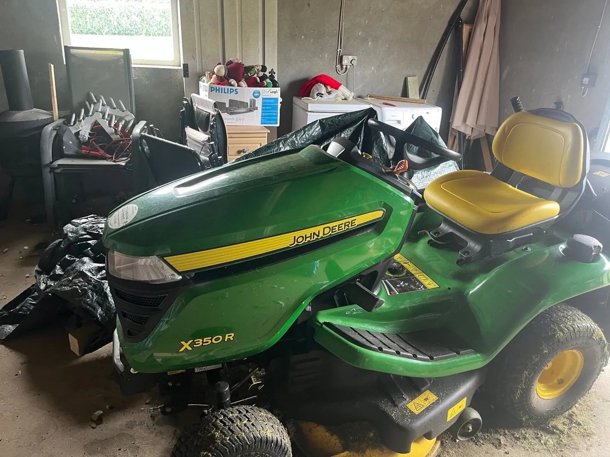 John Deere X350R ride on mower - Image 4
