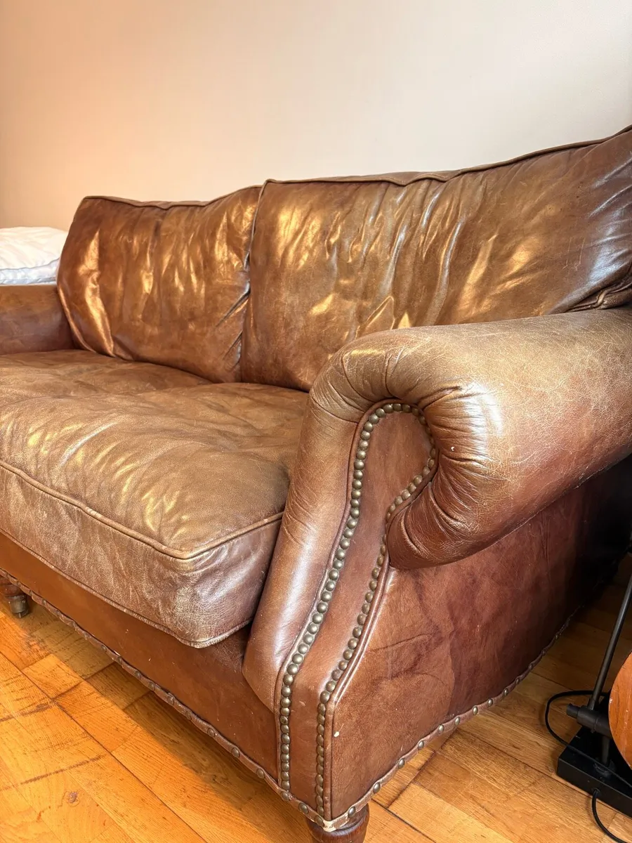 Leather Couch - Image 2