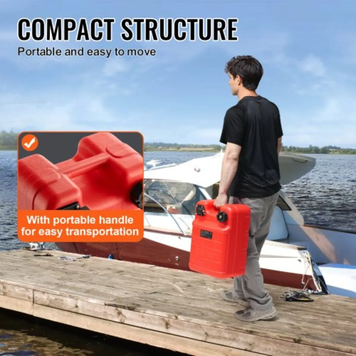 Marine Tank, 6.34-Gallon/24-L Marine Portable Tank - Image 3