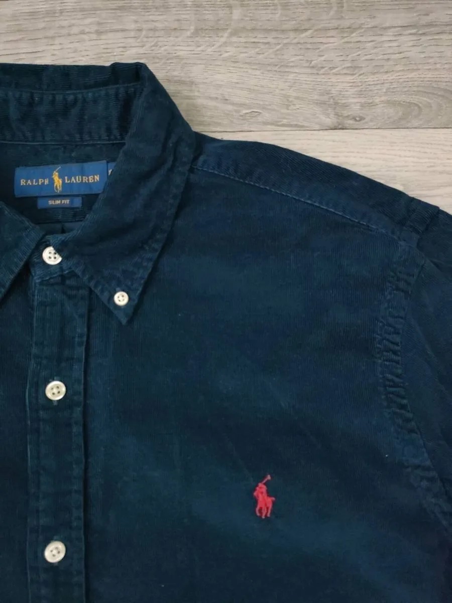 Ralph Lauren Button Down Corduroy Shirt Mens XL - Image 3