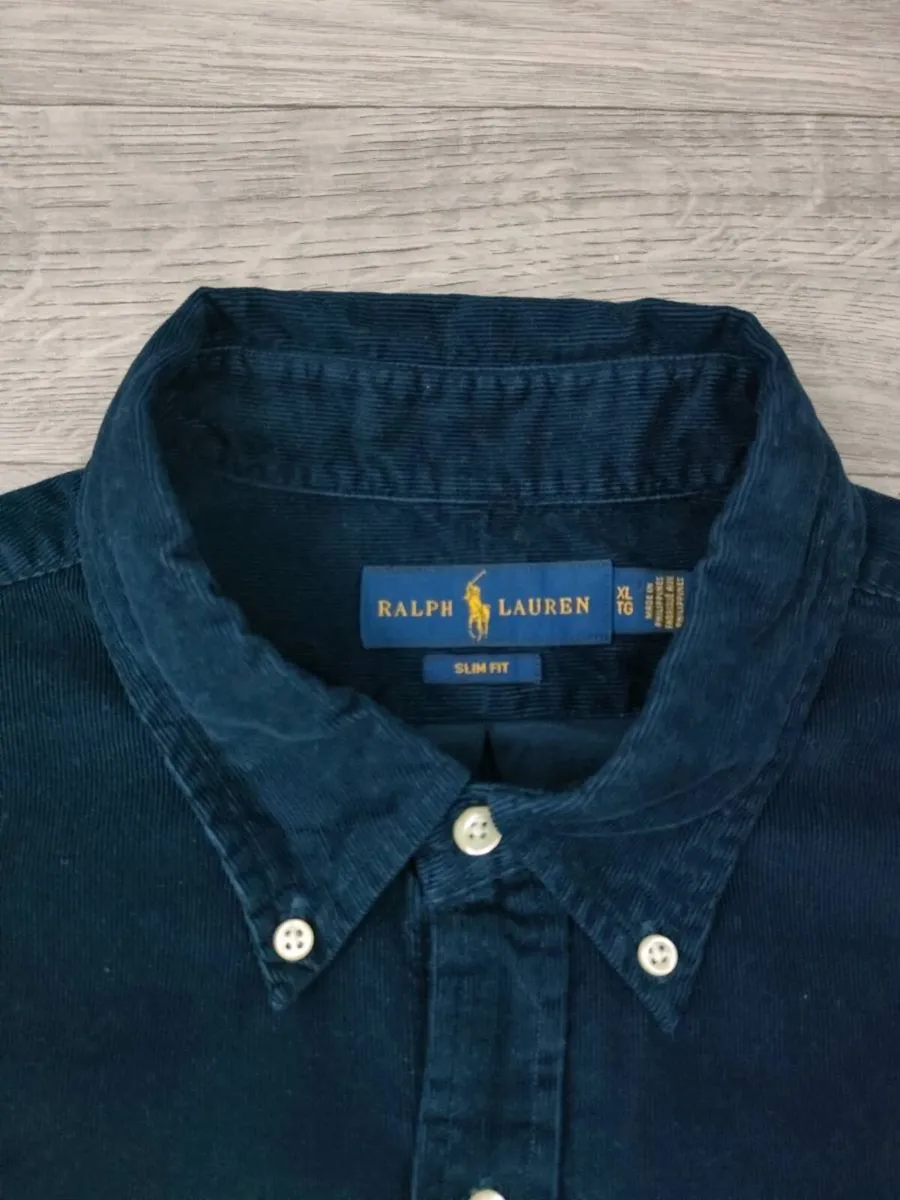 Ralph Lauren Button Down Corduroy Shirt Mens XL - Image 4