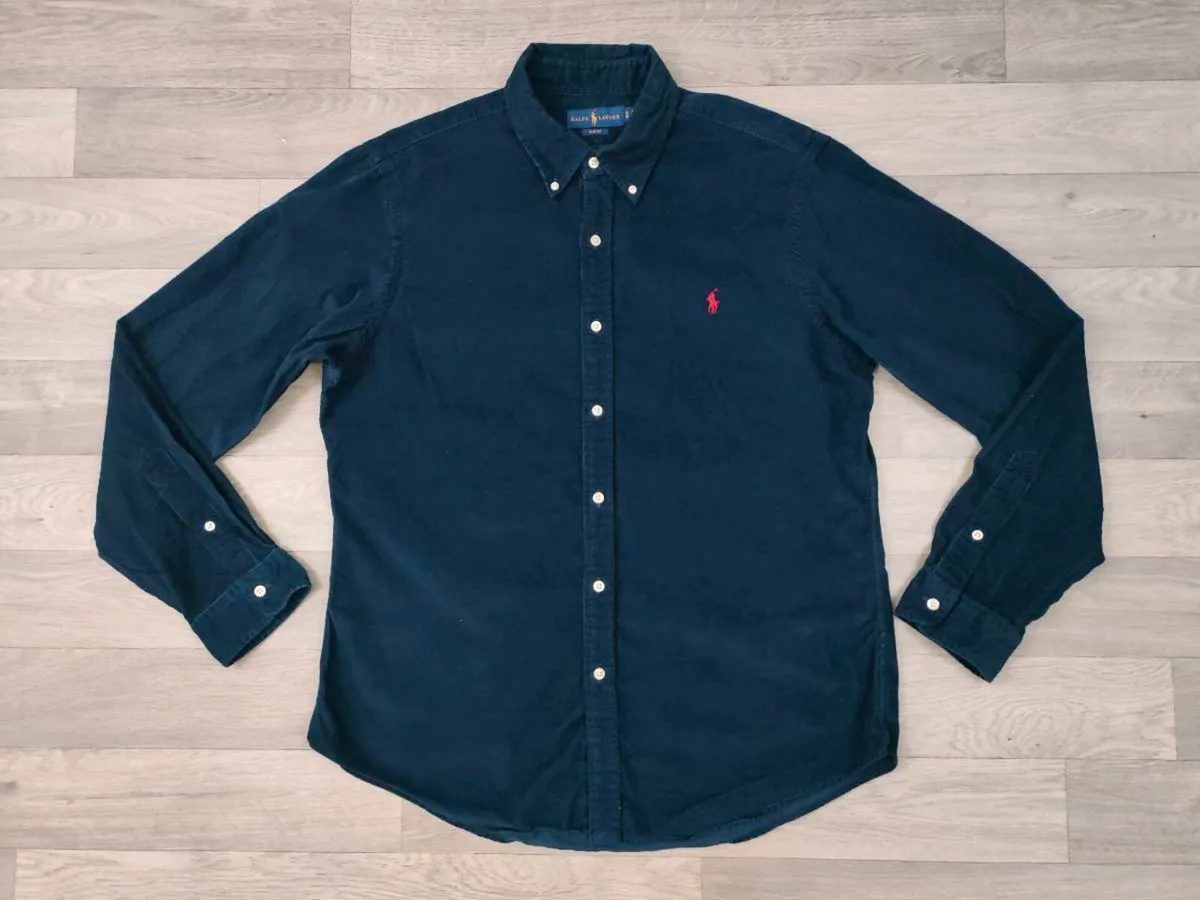 Ralph Lauren Button Down Corduroy Shirt Mens XL - Image 1