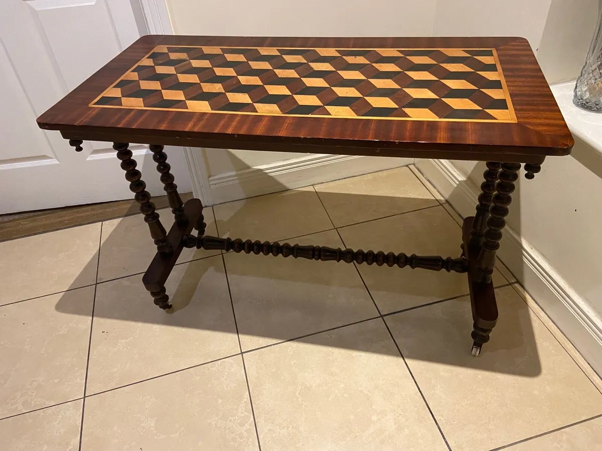 Georgian Gillows library table - Image 1