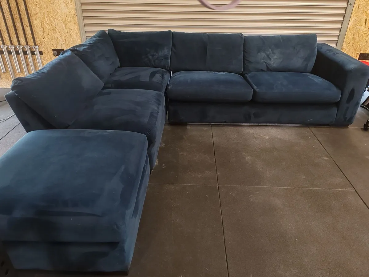 Corner Sofa and combi stool - Image 1