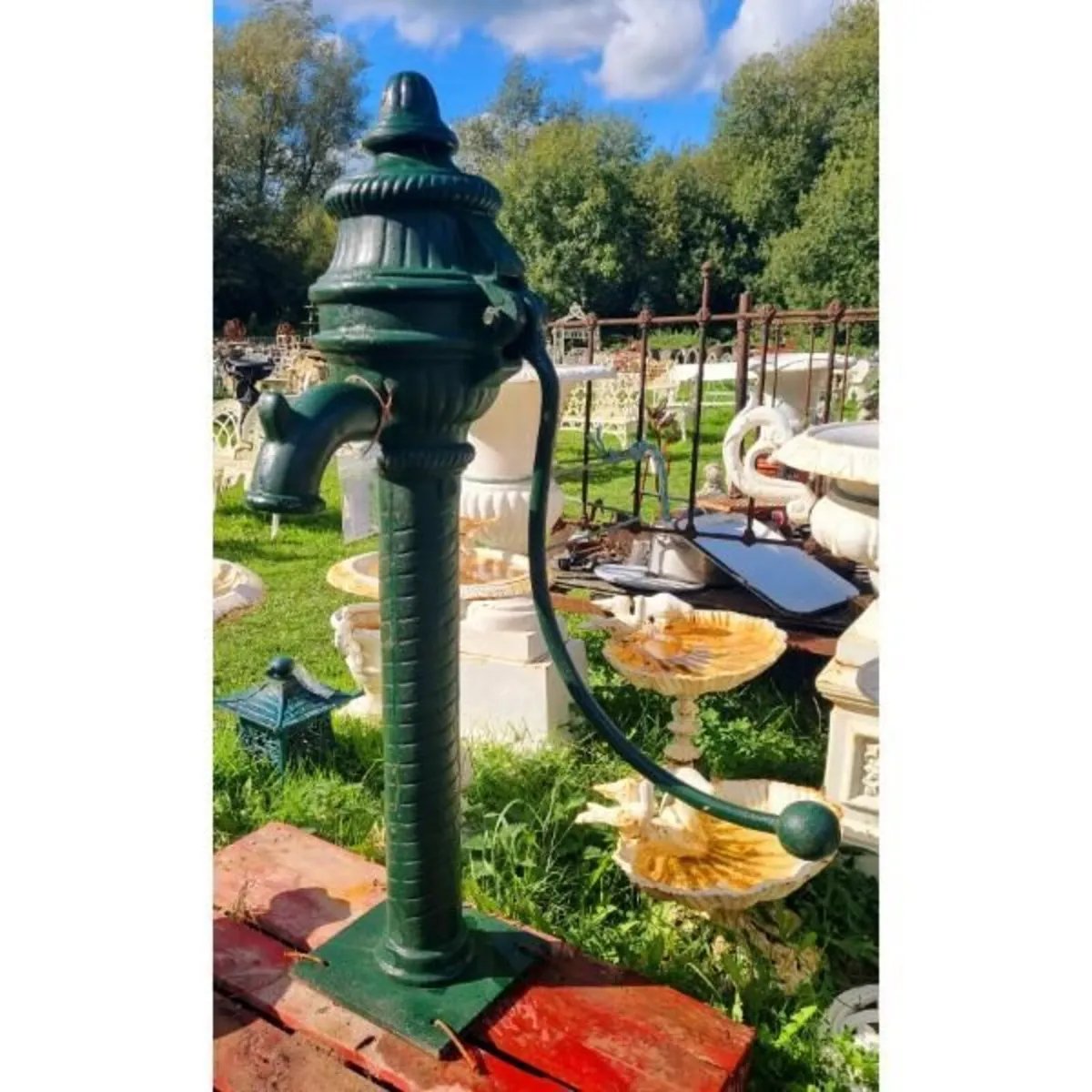 Cast Iron Pump Square Base H415 - Image 2