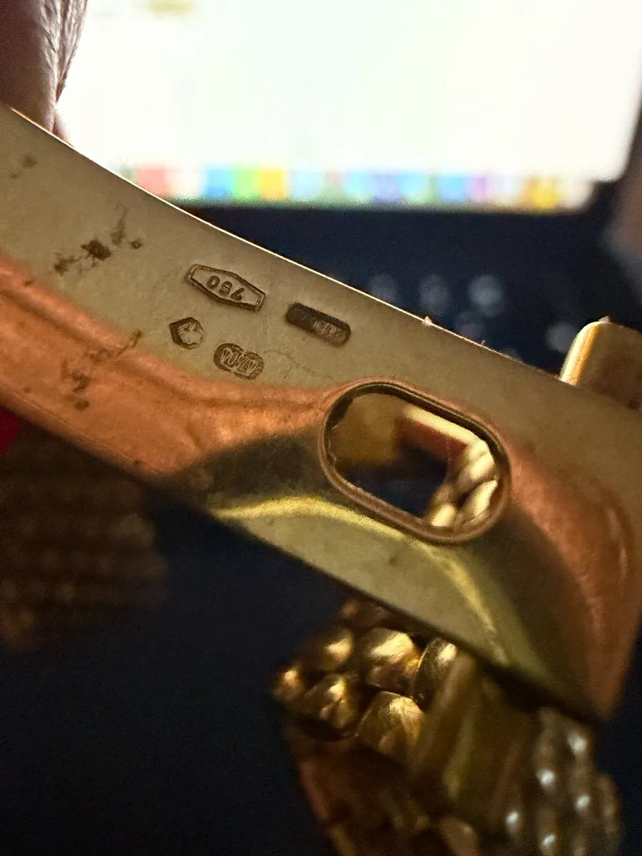 Tissot gents 18ct gold watch - Image 2