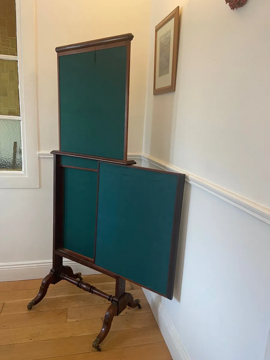 Georgian Regency adjustable room screen - Image 4