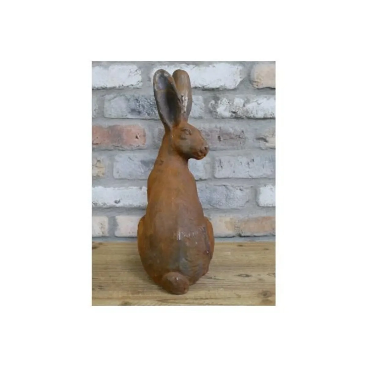 Cast Iron Rusty Rabbit D11216 - Image 2