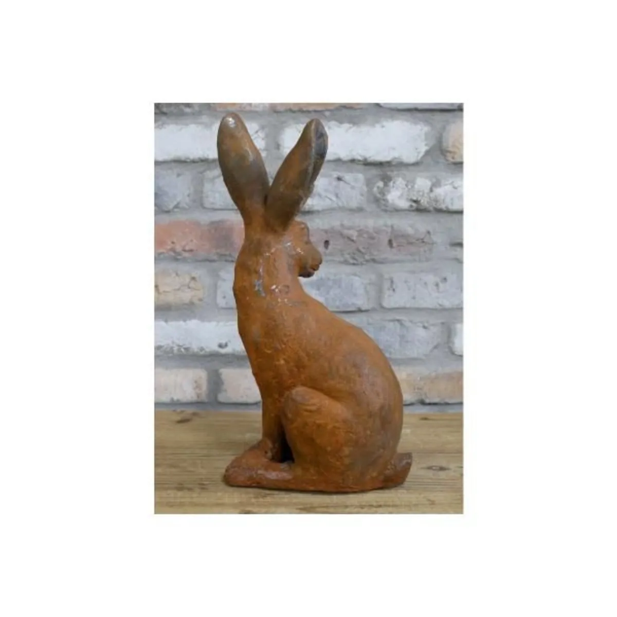 Cast Iron Rusty Rabbit D11216 - Image 3