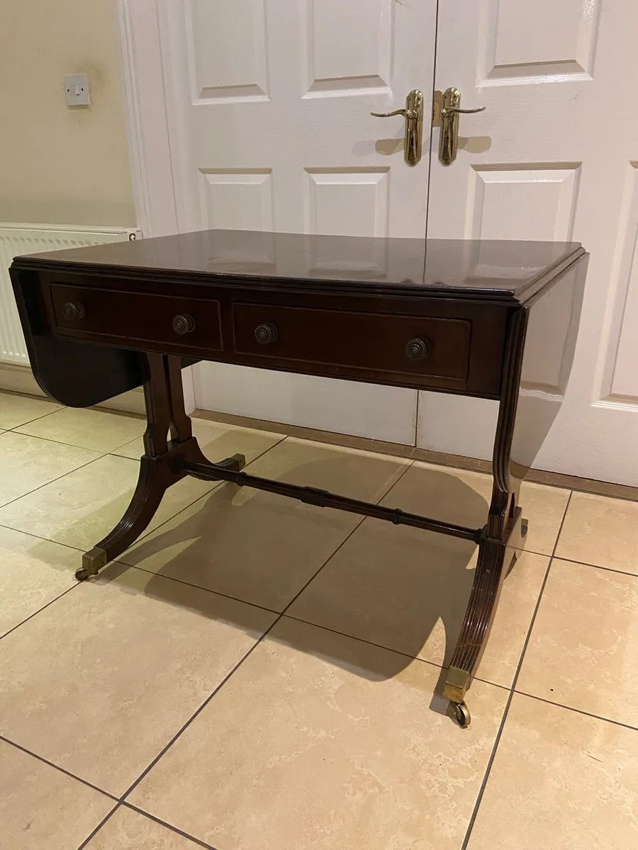 Georgian Mahogany sofa table - Image 3