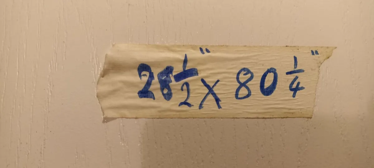 Doors (2) Embossed Hardboard 2 Panel - Image 4