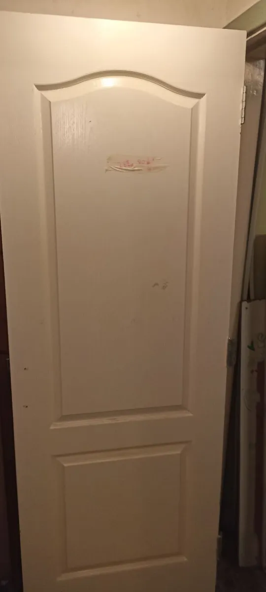 Doors (2) Embossed Hardboard 2 Panel - Image 1