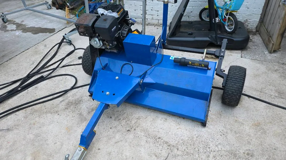 atv quad flail mower petrol - Image 1