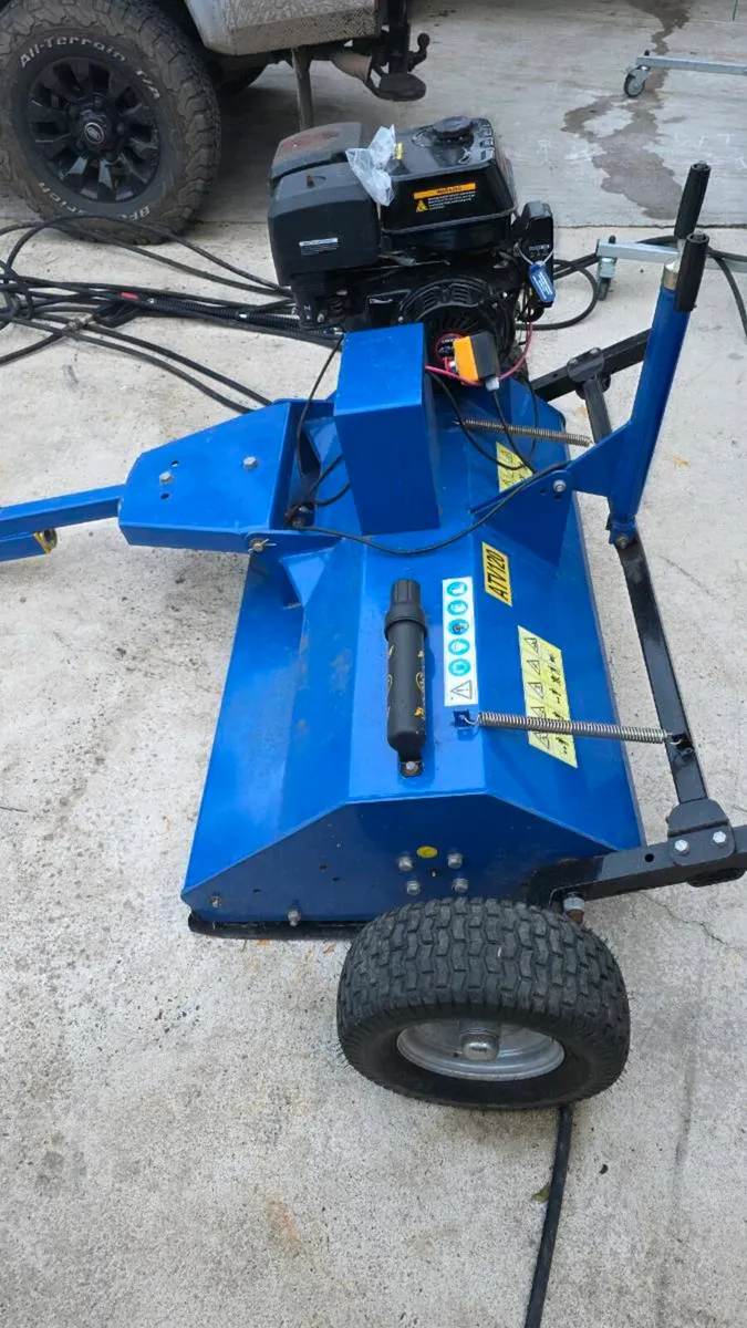 atv quad flail mower petrol - Image 3