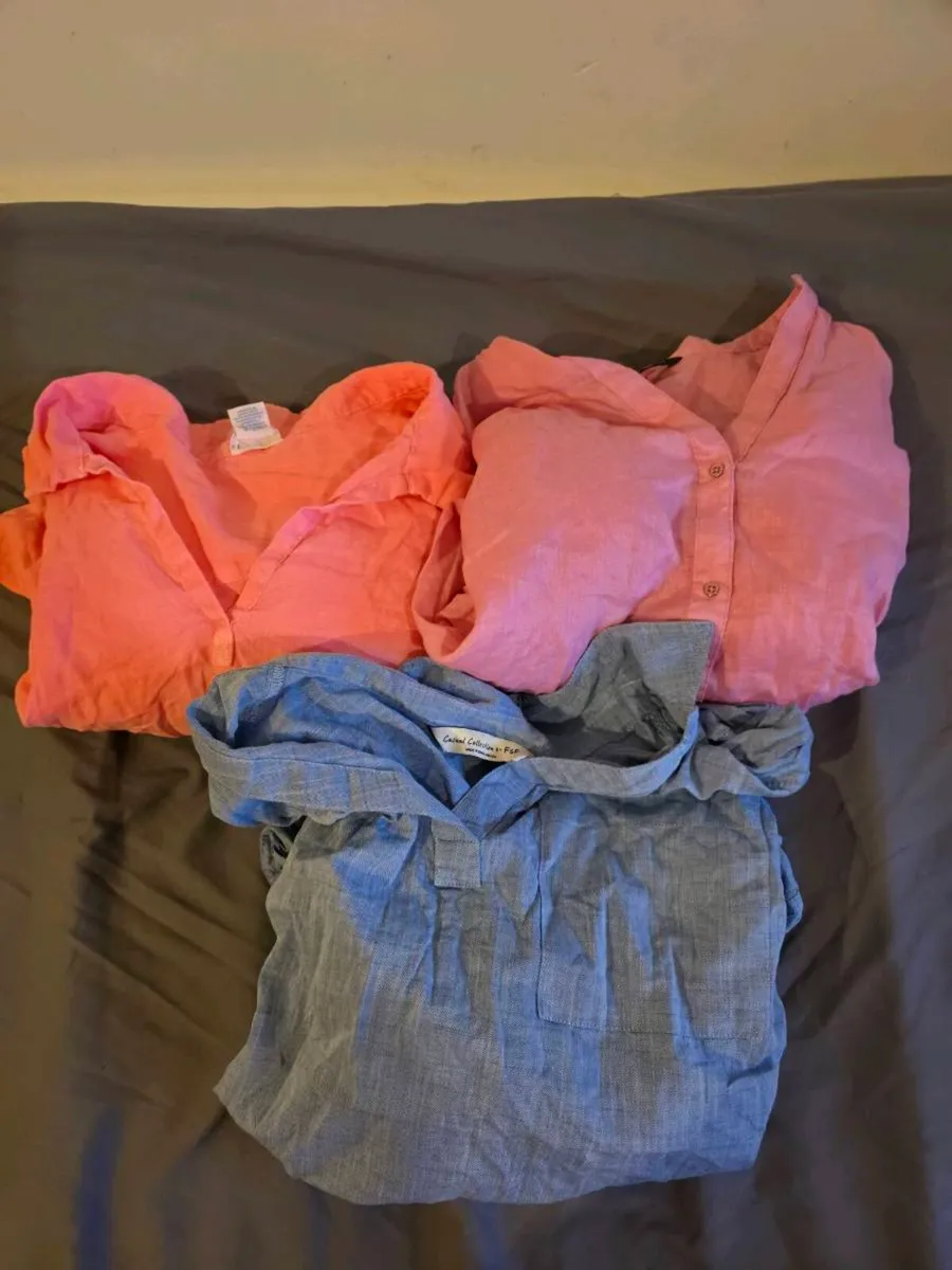 Sigrid olsen linen blouse and others - Image 1