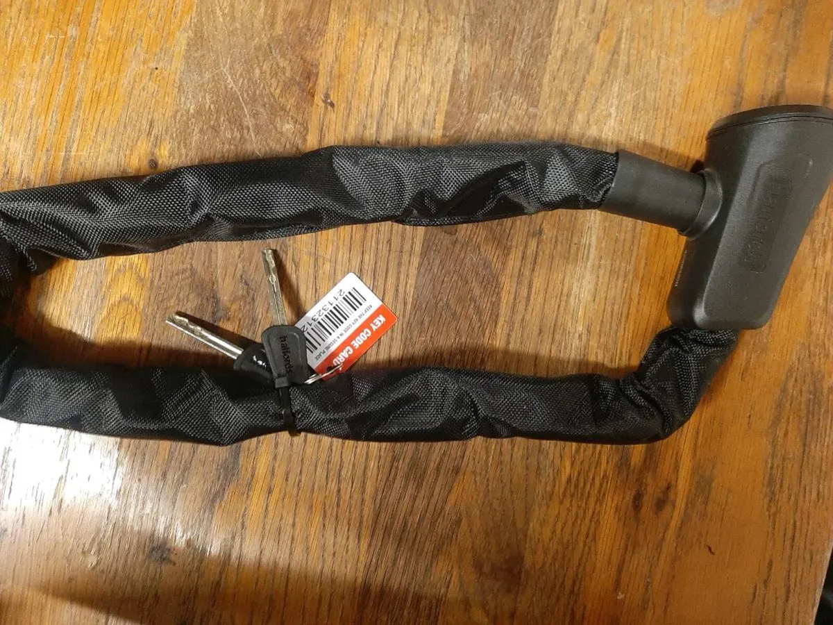 Bike lock new 80 cm chain - Image 2