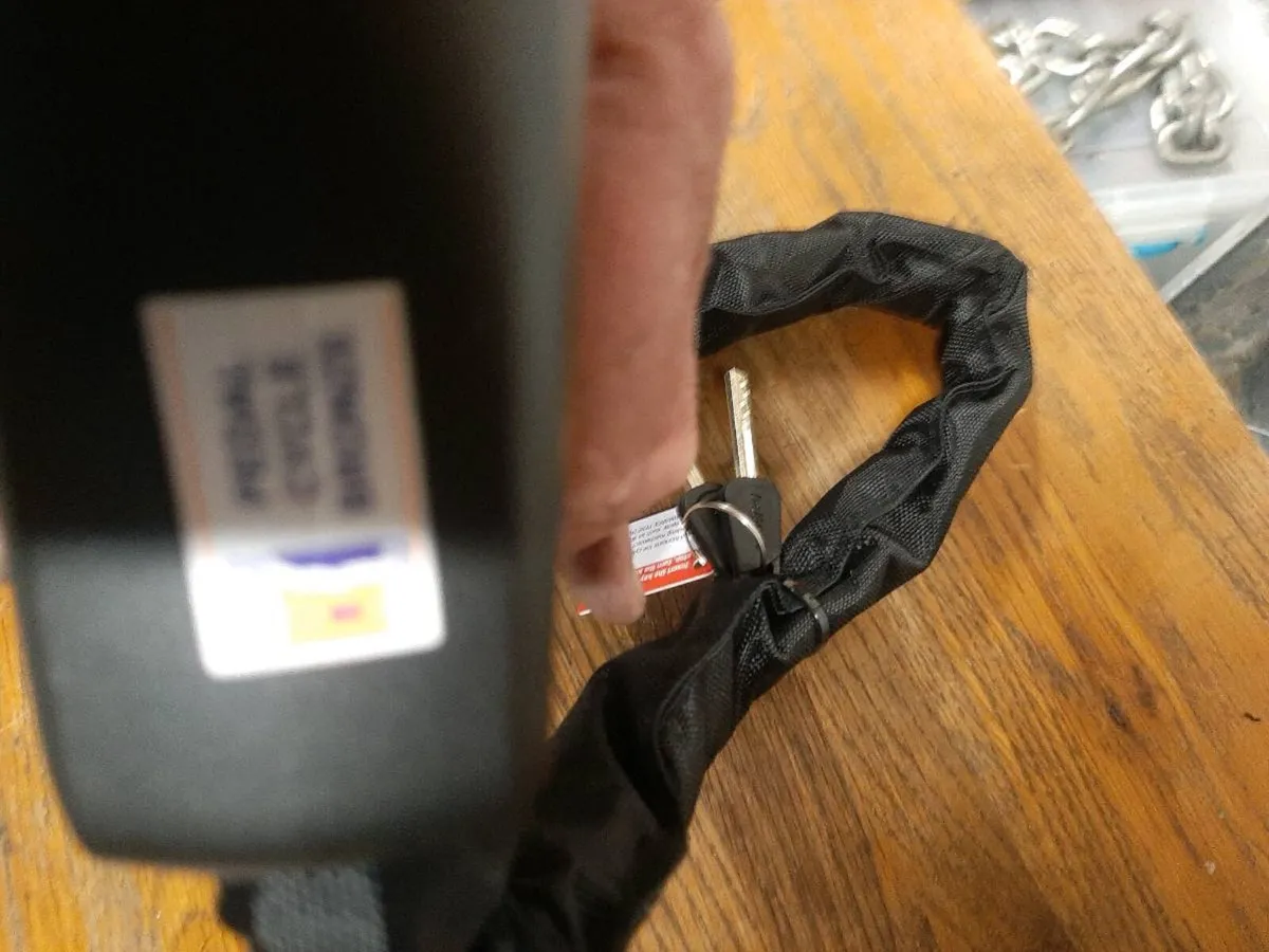 Bike lock new 80 cm chain - Image 4