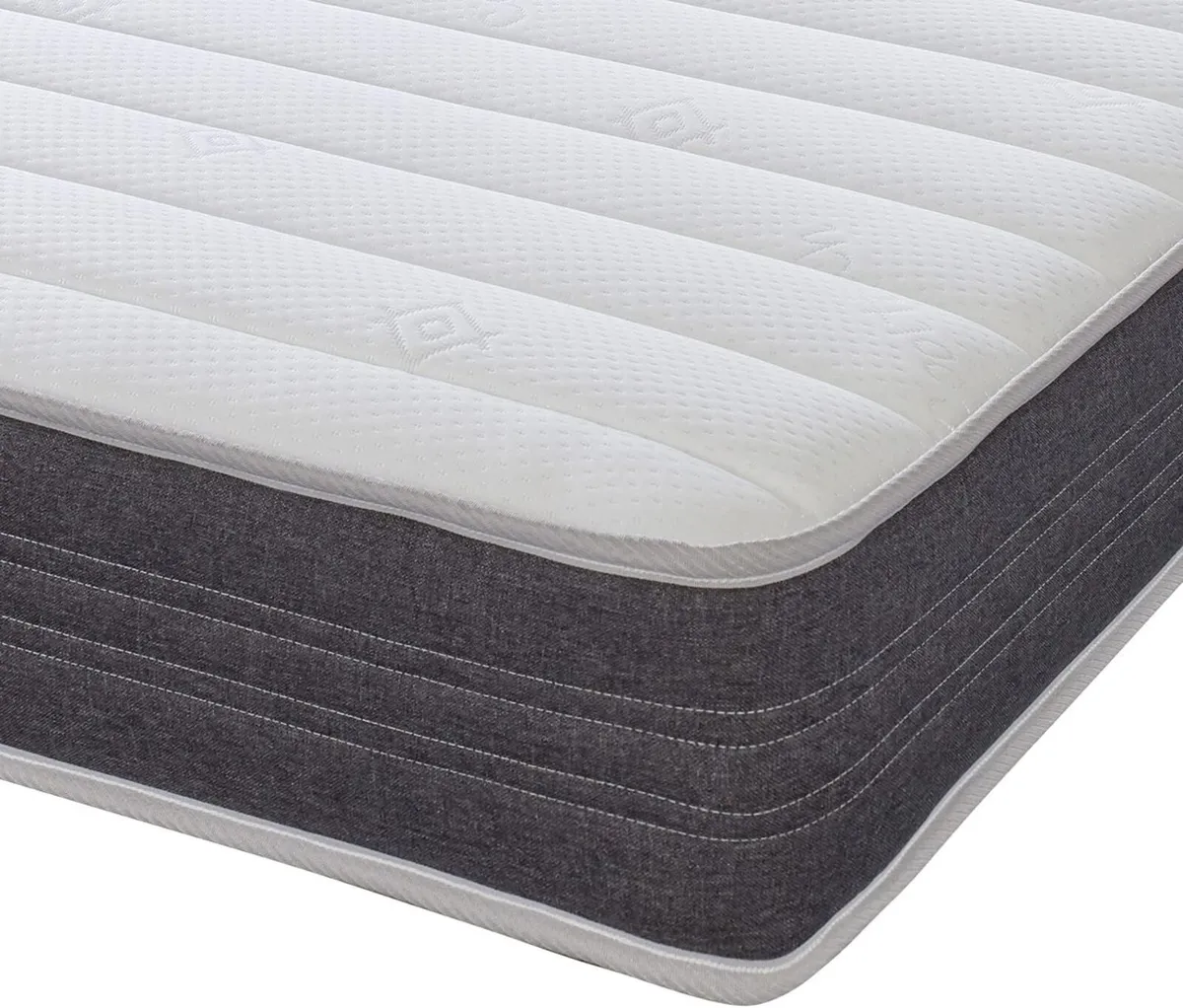 Grey Sirocco Hybrid Single Mattress (90 x 190cm) - Image 1