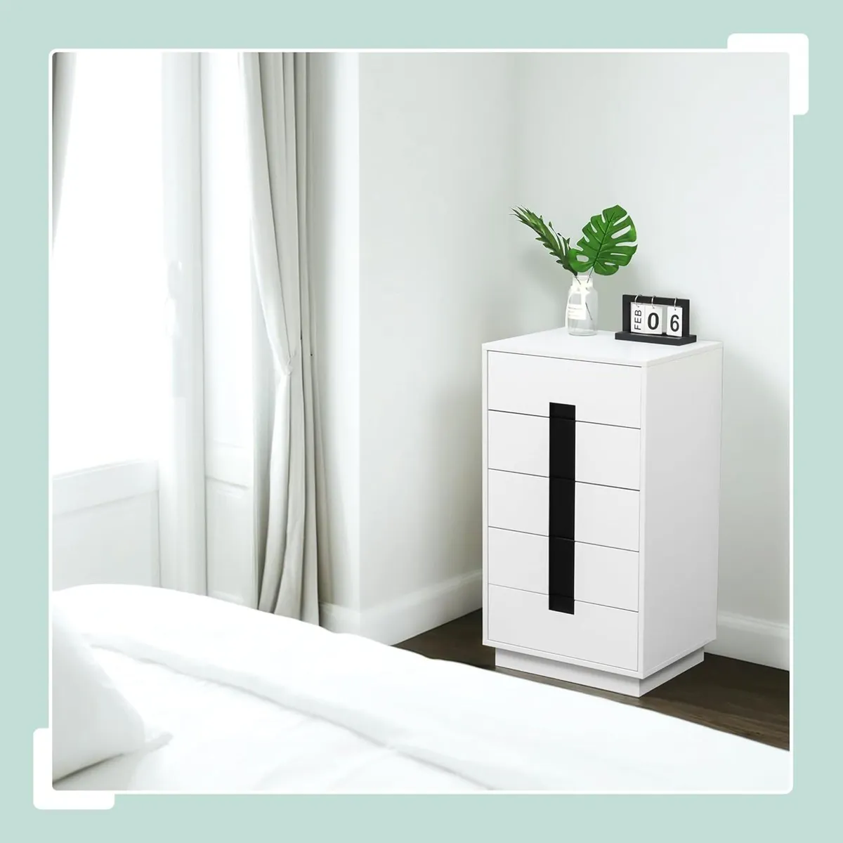 chest of drawers HxWxD: 88 x 50 40 cm 5 bedroom - Image 4