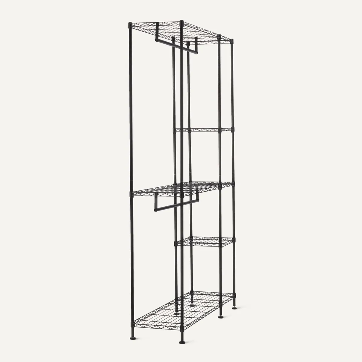 Metal Hanging Storage Organizer Rack Wardrobe - Image 4