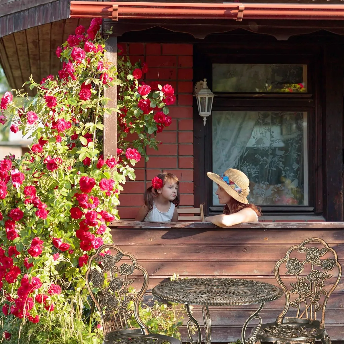 Garden Furniture Set 3 Pieces Round Table 2 - Image 4