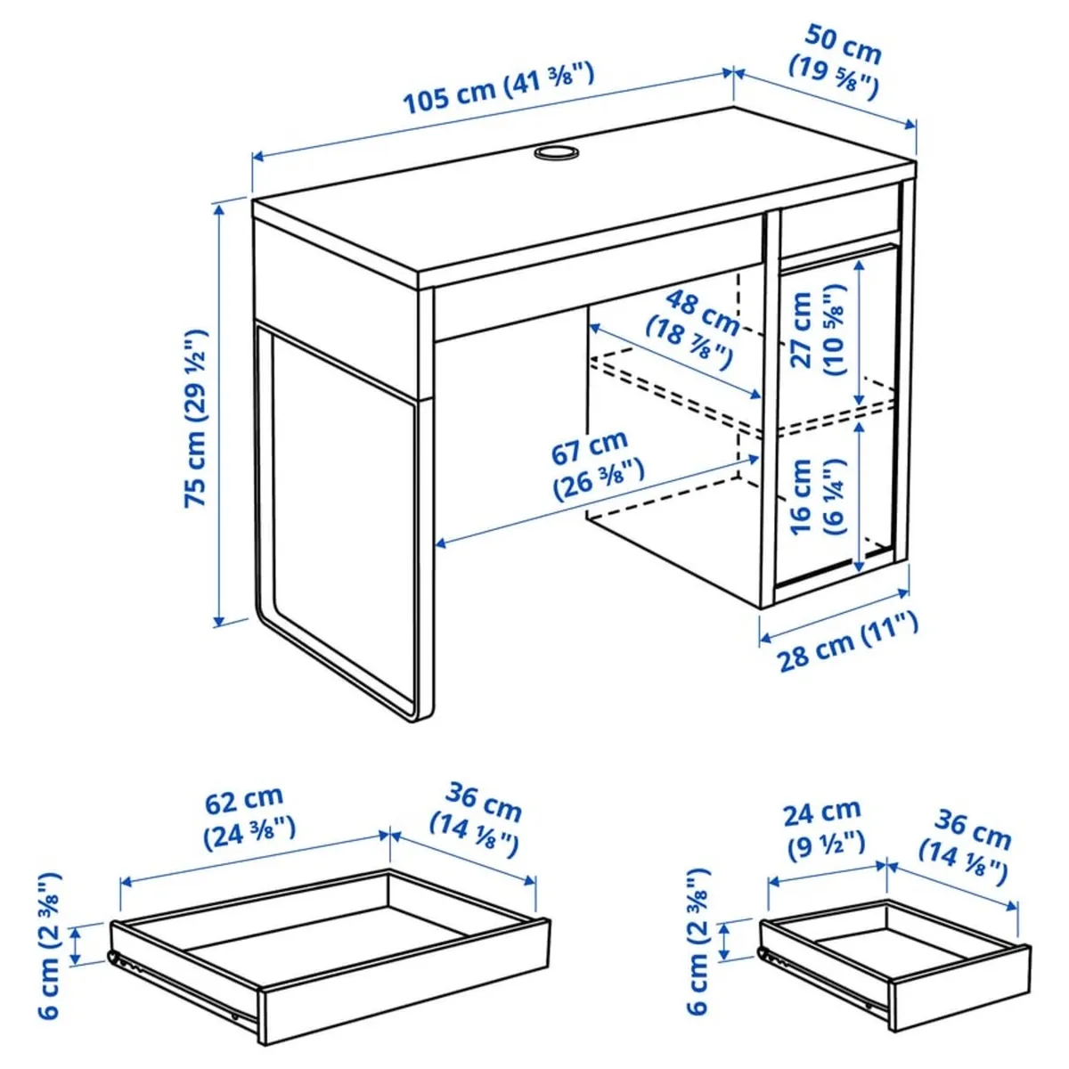 Computer/ makeup table - Image 2