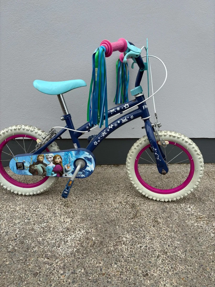 Girls 14 inch bike - Image 1