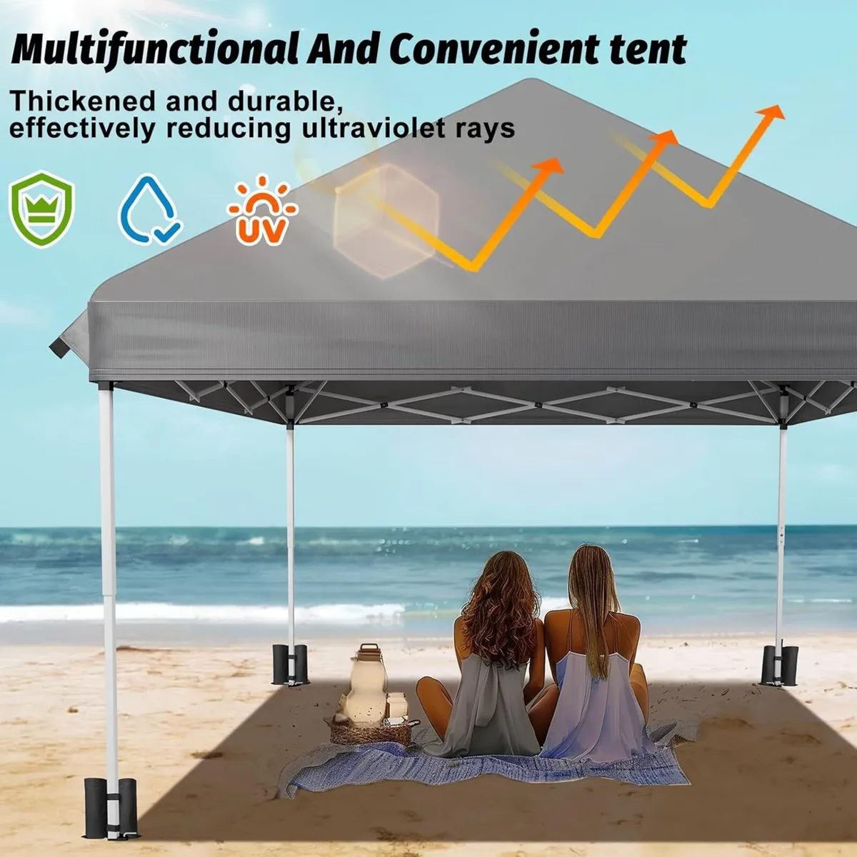 Gazebo with Sides 3m x Upgraded 420D Heavy Duty - Image 2