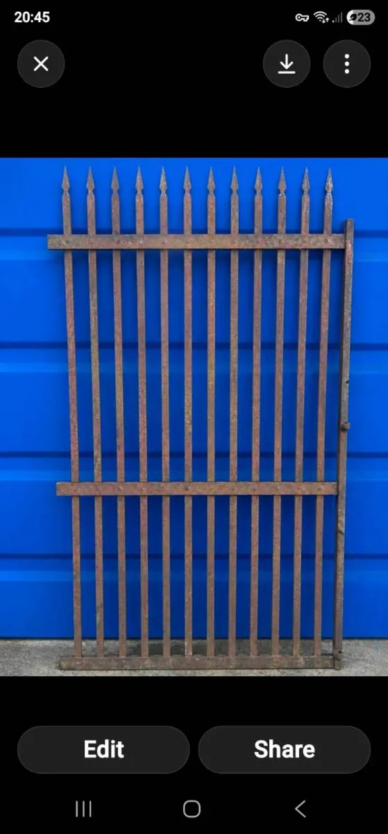 Wrought Iron gates 1890-1910 - Image 2