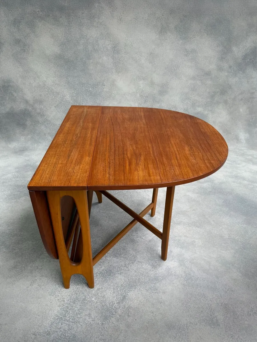 Mid-Century Drop Leaf Dining Table - Image 4