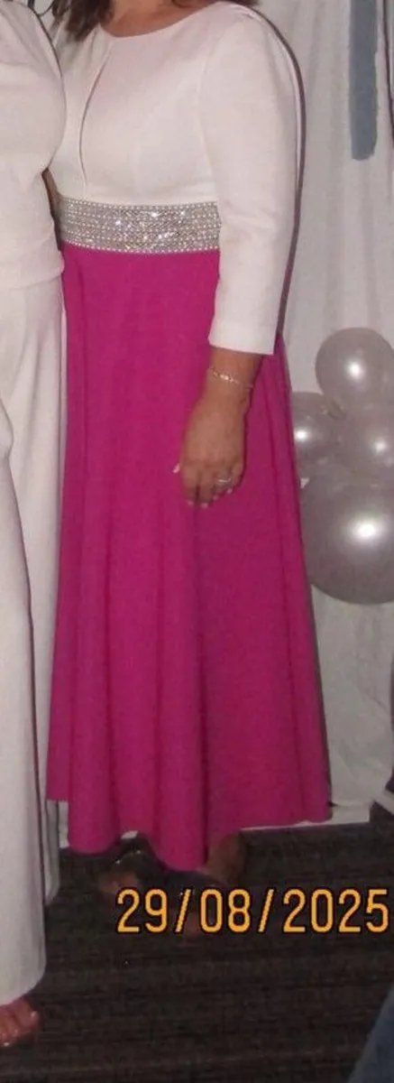 Veni Infantino 29522 white/pink dress - Image 3