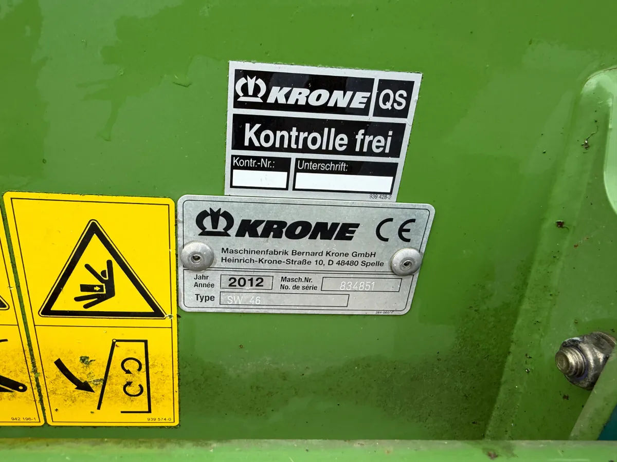 Krone Swardro 46 Single Rotor Rake - Image 3