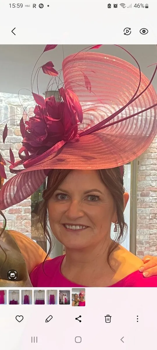 Vibrant fuchsia Hat - Image 4