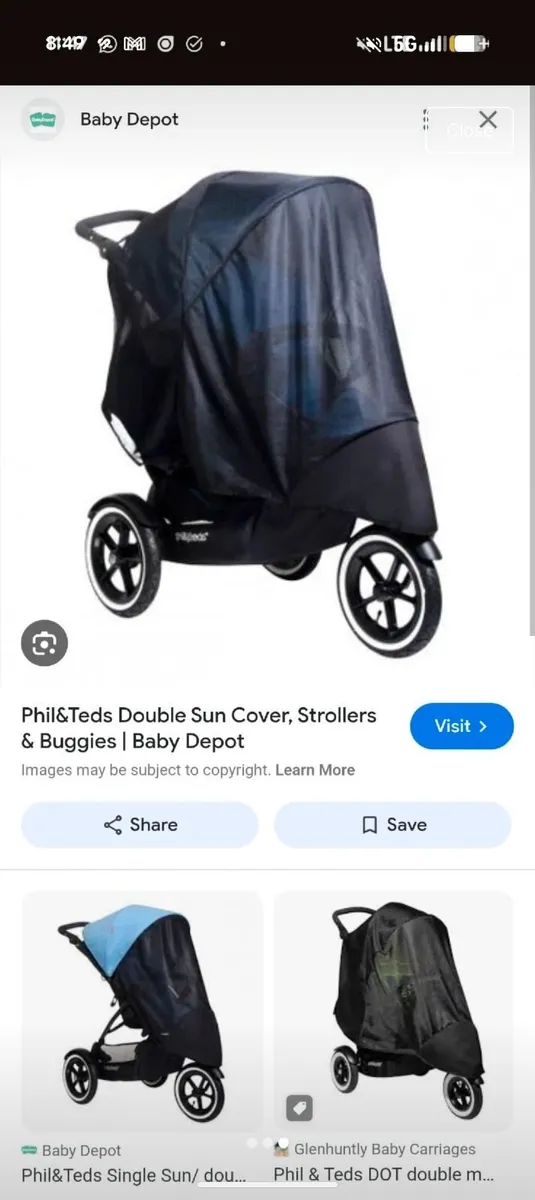 Phil & teds buggie shade - Image 1