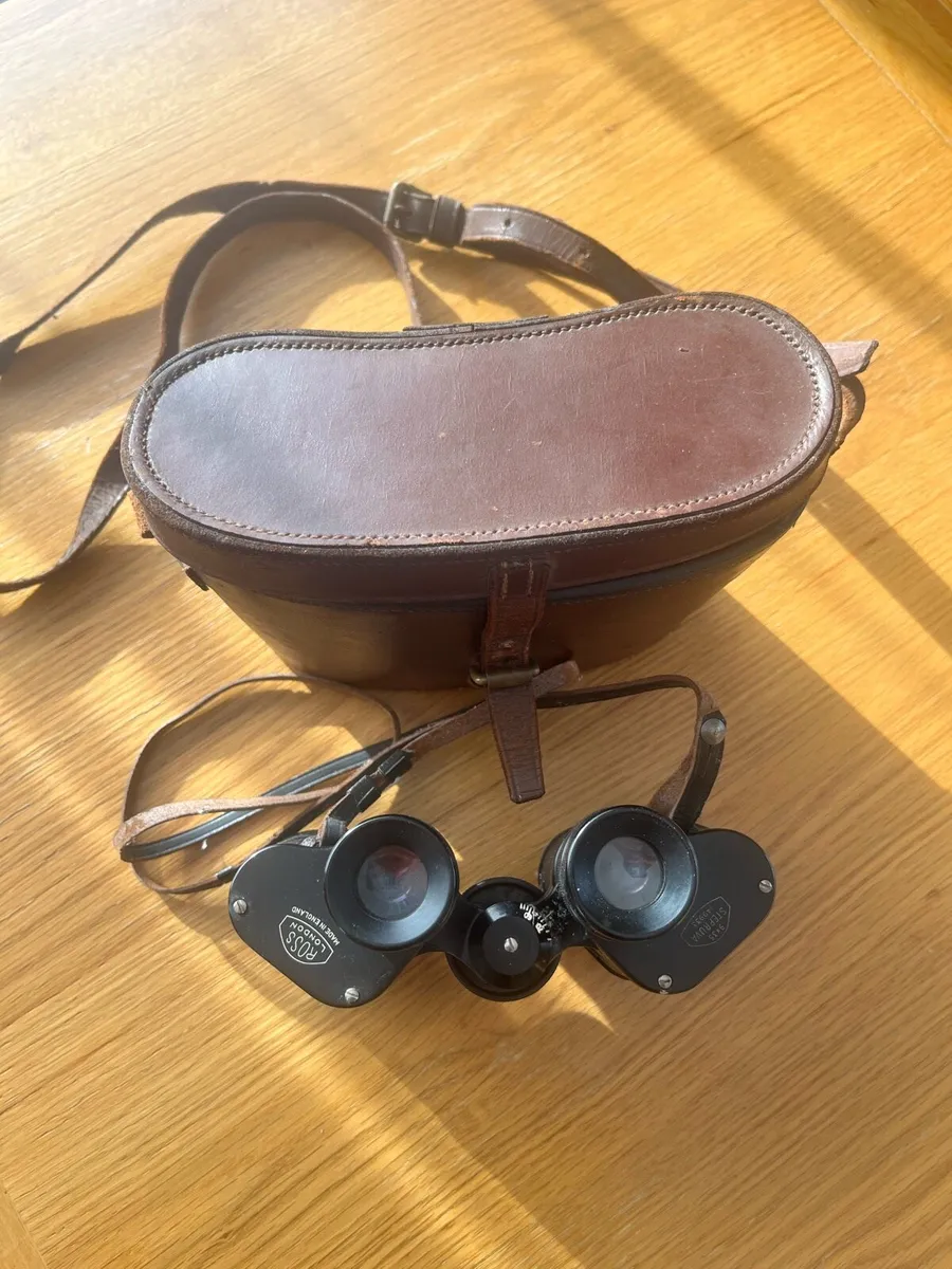 WW2 Ross London 9x35 Stepruva Binoculars - Image 3