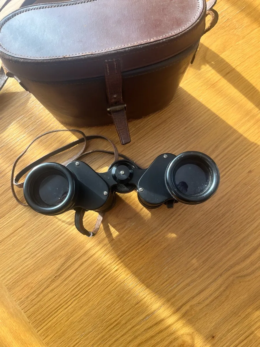 WW2 Ross London 9x35 Stepruva Binoculars - Image 4